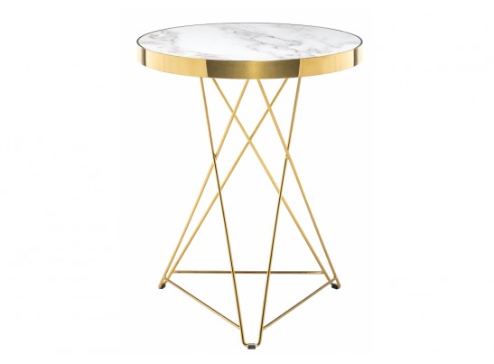 Стол Milena 60х76 white / gold в Каменске-Уральском