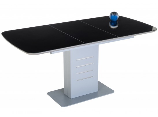 Стол на тумбе Кейтлин серый / черный в Каменске-Уральском