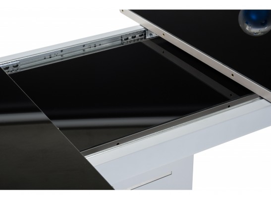 Стол на тумбе Кейтлин серый / черный в Каменске-Уральском