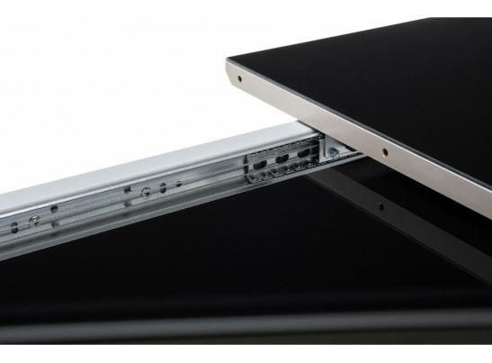 Стол на тумбе Кейтлин серый / черный в Каменске-Уральском