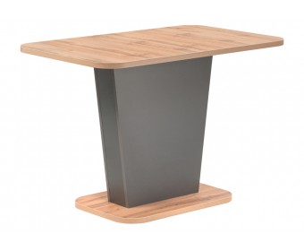 Стол на тумбе Лурвин дуб вотан / графит