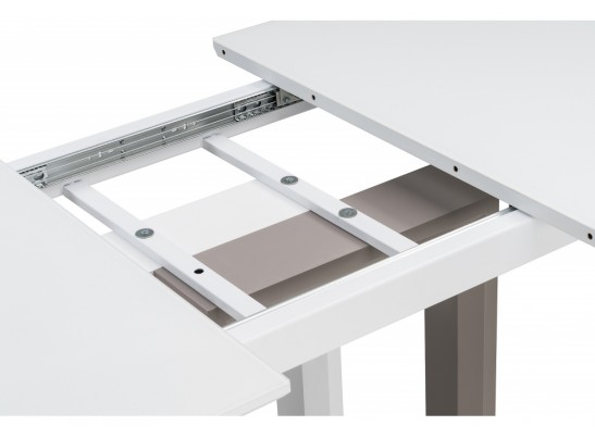 Стол на тумбе Санса 140 белая шагрень / грей в Каменске-Уральском