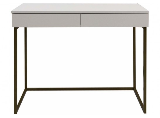 Стол письменный Аделина-4 кашемир / черный в Каменске-Уральском