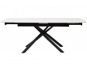 Стол Rivoli matt white marble sintered stone / black в Каменске-Уральском