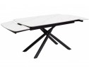 Стол Rivoli matt white marble sintered stone / black в Каменске-Уральском