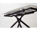 Стол Rivoli matt white marble sintered stone / black в Каменске-Уральском