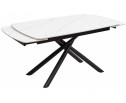 Стол Rivoli matt white marble sintered stone / black в Каменске-Уральском