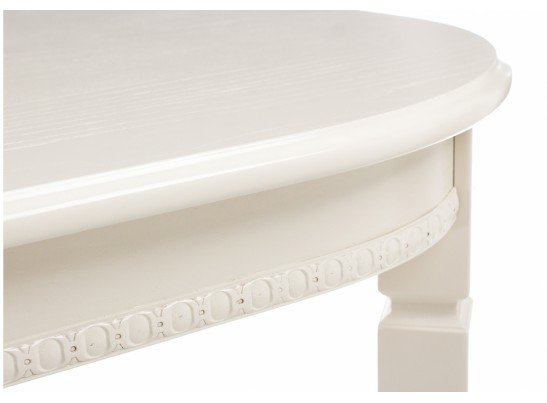 Стол Romeo 130(170)х85х75 без патины / молочный в Каменске-Уральском