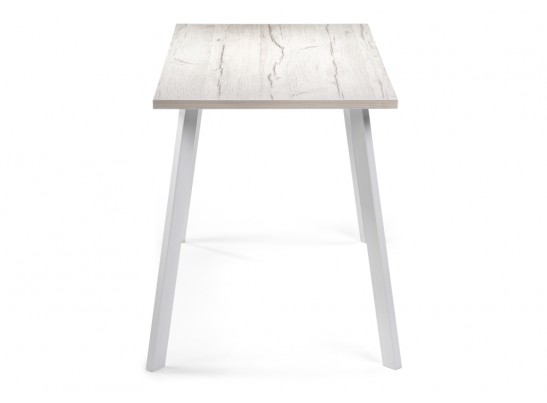 Стол Тринити Лофт 140x80x75 25 мм юта / белый матовый в Каменске-Уральском