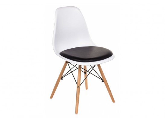 Стул Eames PC-011 белый / черный в Каменске-Уральском