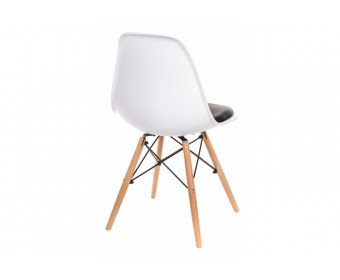 Стул Eames PC-011 белый / черный