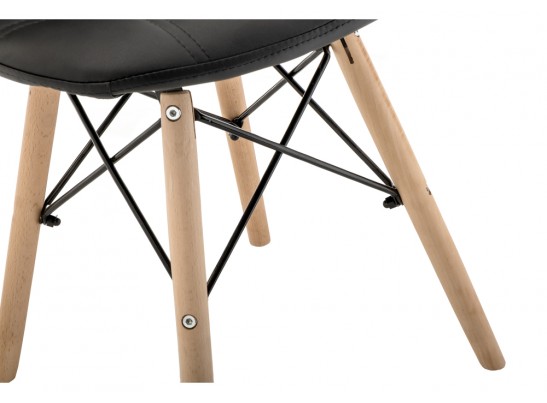 Деревянный стул Kvadro черный в Каменске-Уральском