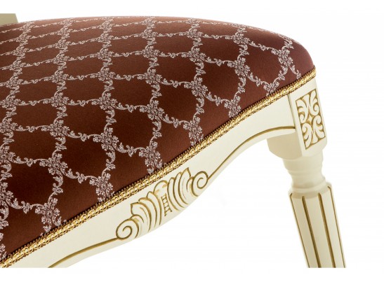 Стул Лино патина золото / шоколад в Каменске-Уральском