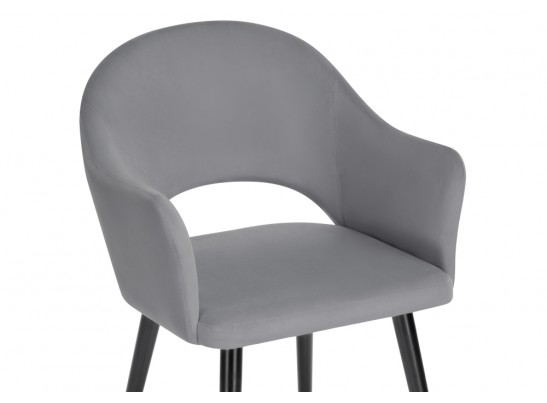 Стул на металлокаркасе Апри tenerife stone / черный глянец в Каменске-Уральском