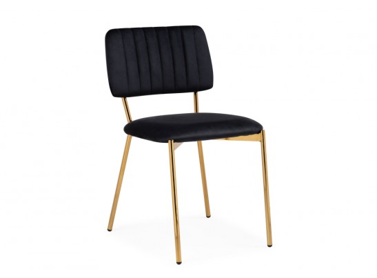 Стул на металлокаркасе Armond black / gold в Каменске-Уральском