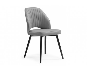 Стул на металлокаркасе Брейния velutto 52 / черный