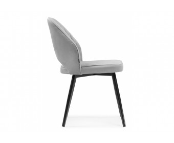 Стул на металлокаркасе Брейния velutto 52 / черный