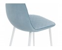 Стул на металлокаркасе Capri blue / white в Каменске-Уральском