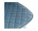 Стул на металлокаркасе Capri blue / white в Каменске-Уральском