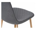 Стул на металлокаркасе Capri grey / wood в Каменске-Уральском