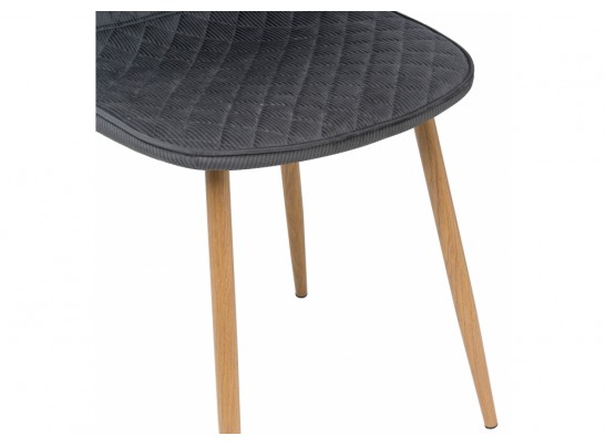 Стул на металлокаркасе Capri grey / wood в Каменске-Уральском