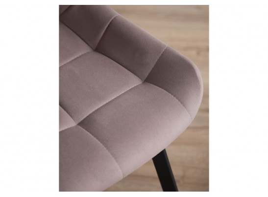 Стул на металлокаркасе Челси 360 П латте (zd 290) / черный в Каменске-Уральском