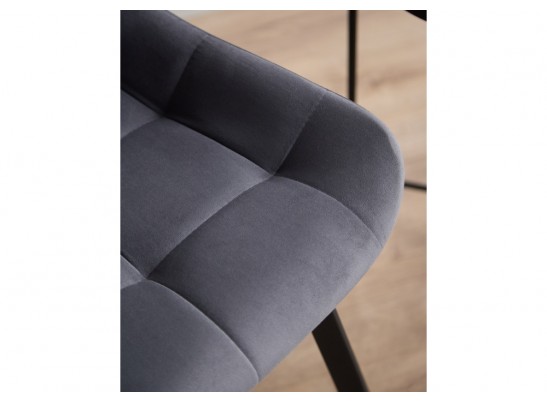 Стул на металлокаркасе Челси 360 П темно-серый (zd 995) / черный в Каменске-Уральском