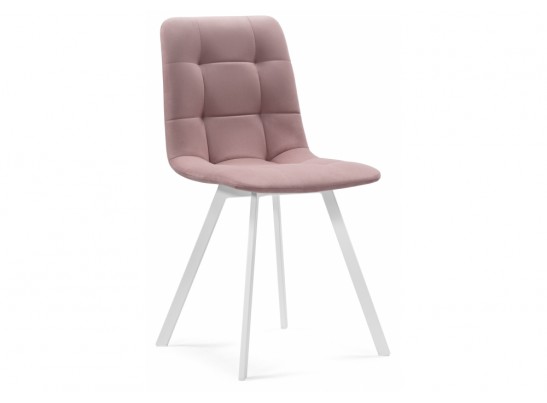 Стул на металлокаркасе Чилли белый / розовый в Каменске-Уральском