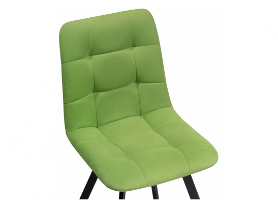 Стул на металлокаркасе Чилли светло-зеленый / черный в Каменске-Уральском