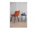 Стул на металлокаркасе Чилли терракотовый / черный в Каменске-Уральском