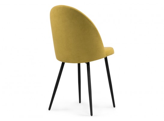 Стул на металлокаркасе Дагрун горчичный / черный в Каменске-Уральском