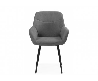 Стул на металлокаркасе Флюид темно-серый (zd 995) / черный