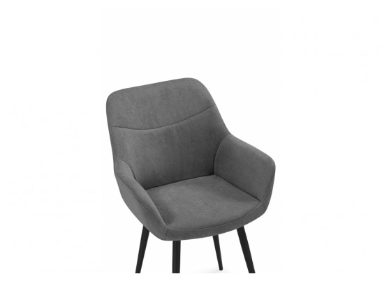 Стул на металлокаркасе Флюид темно-серый (zd 995) / черный в Каменске-Уральском