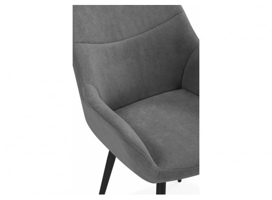 Стул на металлокаркасе Флюид темно-серый (zd 995) / черный в Каменске-Уральском