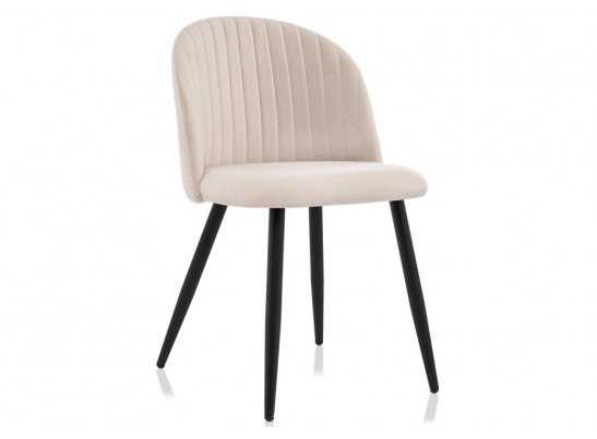 Стул на металлокаркасе Gabi 1 beige / black в Каменске-Уральском
