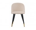 Стул на металлокаркасе Gabi beige / black / gold в Каменске-Уральском