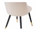 Стул на металлокаркасе Gabi beige / black / gold в Каменске-Уральском