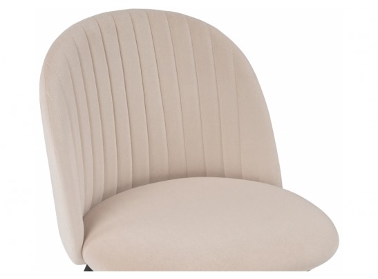 Стул на металлокаркасе Gabi beige / black / gold в Каменске-Уральском