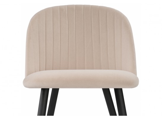 Стул на металлокаркасе Gabi beige / black / gold в Каменске-Уральском