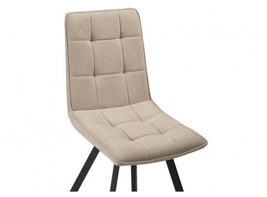 Стул на металлокаркасе Летисия бежевый / черный в Каменске-Уральском