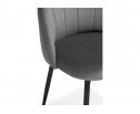 Стул на металлокаркасе Логан темно-серый / черный в Каменске-Уральском