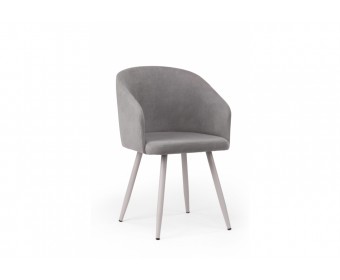 Стул на металлокаркасе Монер 360 темно-серый (glory 20) / серый