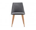 Стул на металлокаркасе Morgan dark gray / wood в Каменске-Уральском