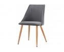 Стул на металлокаркасе Morgan dark gray / wood в Каменске-Уральском