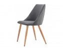 Стул на металлокаркасе Morgan dark gray / wood в Каменске-Уральском
