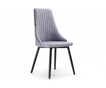 Стул на металлокаркасе Нараян velutto 49 / черный