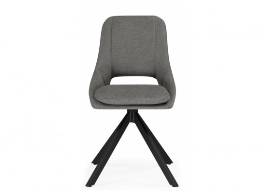 Стул на металлокаркасе Оливер крутящийся темно-серый / черный в Каменске-Уральском