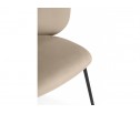 Стул на металлокаркасе Рикко темно-бежевый (H-07) / черный в Каменске-Уральском