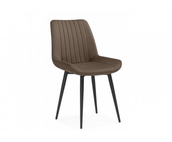 Стул на металлокаркасе Седа коричневый (zd 233) / черный