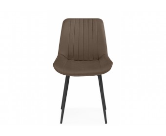 Стул на металлокаркасе Седа коричневый (zd 233) / черный